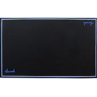 Aucuda 4x6ft£¨120x180cm£© Drum Rug Mat Non Slip, Crease-Free Drum Set Floor Carpet, Electric Bass Drum Kit Pedal Rug, Tightly W