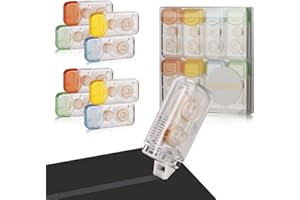 KEVIN&SASA CRAFTS Scrapbook Glue Tape, 8 Pack Double-Sided Tape Dispenser, Each 0.2in x 13.12ft Adhesive Glue Tape Runner, Perfect for Scrapbooking, Gift Wrapping and School Office Supplies