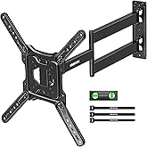 monTEK Long Arm TV Wall Mount for Most 23-65 Inch TVs, 29 Inch Long Extension TV Mount Swivel and Tilt, Full Motion Wall Moun