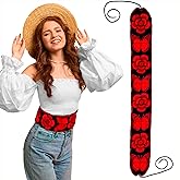 Cuitáxi Traditional Embroidered Mexican belt for women adjustable