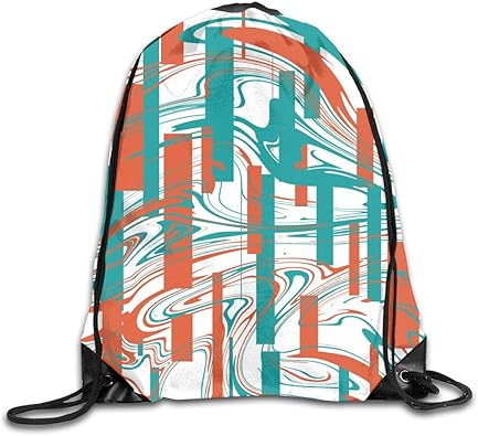 Amazon リュック小型 軽量 男女兼用 防水 速乾 お弁当袋 デザイン オリジナル イラスト おしゃれ デザイン おしゃれ イラスト おしゃれ デザイン おしゃれ 通学 通勤 旅行 泳ぎます 自転車 赤と青の液体顔料の流動背景 无 レディース