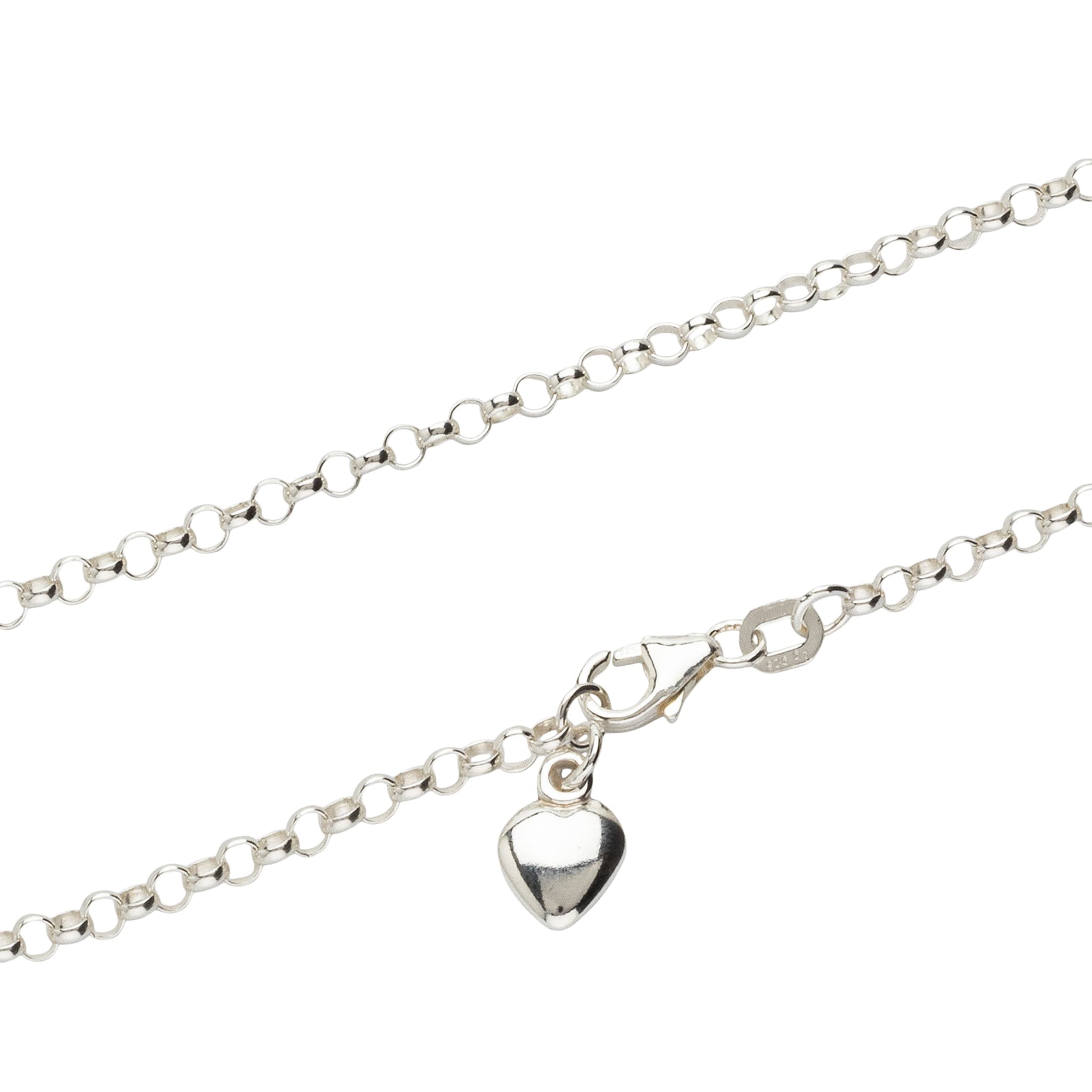 NKlaus 25cm anklet pea chain 925 sterling silver anklet designer silver chain 2287
