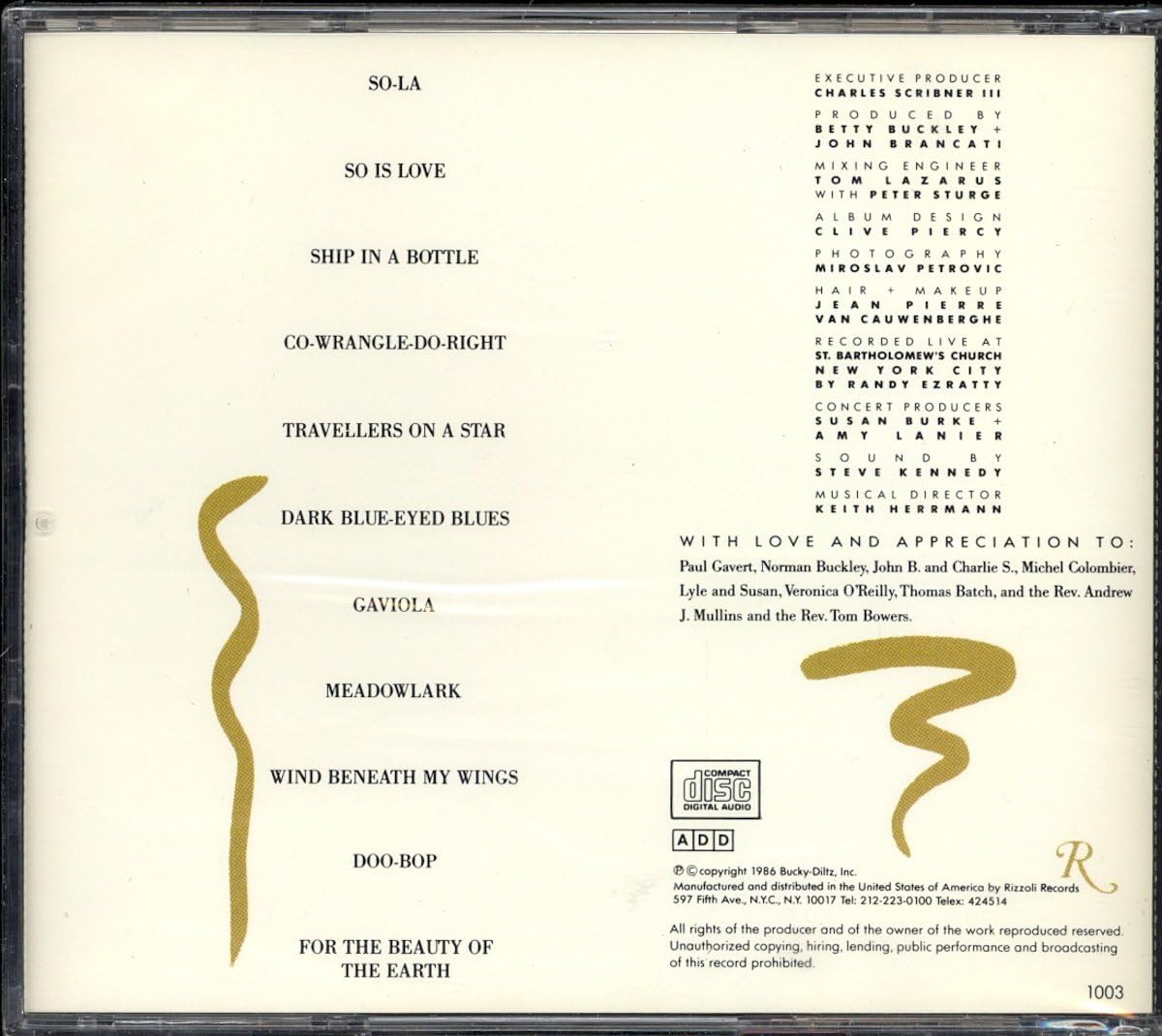 Amazon Betty Buckley ミュージック 音楽