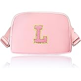 Janhavi Pink Waist Pack for Women, Waterproof, Zipper Closure, 8.1 x 2 x 5.5 inches, 47.2 inch Strap, Perfect for Valentine's Day, Anniversary, Birthday Gifts