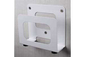 SKLK-SEL Adjustable Cable Box Wall Mount Modem Wall Mounting Bracket Designed for PS4, Mini PC, Beelink Mini PC, Apple TV, Roku, Mac mini, Modems, Routers,Nintendo Switch Dock（Wide）