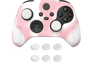 eXtremeRate PlayVital 3D Studded Edition Anti-Slip Silicone Cover Skin for Xbox Series X/S Controller, Soft Rubber Case Prote