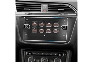TTCR-II Compatible with Volkswagen Arteon 2019-2024 Atlas Screen Protector Tiguan 2018-2024 and Golf GTI 2018-2021, 8-Inch Touchscreen Tempered Glass Protective Film (For VW SE SEL Models)