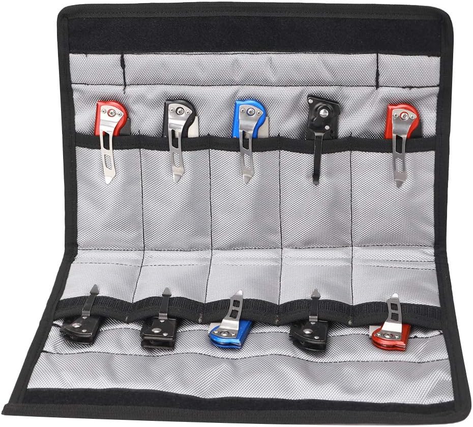Pocket Knife Roll, Durable Folding Knife Storage Case