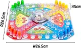 Toyrific Complete Traditional Family Board Game with Pegs and Dice Roller view 7