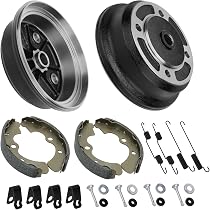 Caltric Rear Brake Drum For Kawasaki Mule 2520 (1995-2000) - Replaces OEM 41038-1226