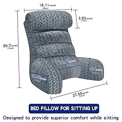 Tinuniyaa Back Pillow for Bed Sitting Up, Reading