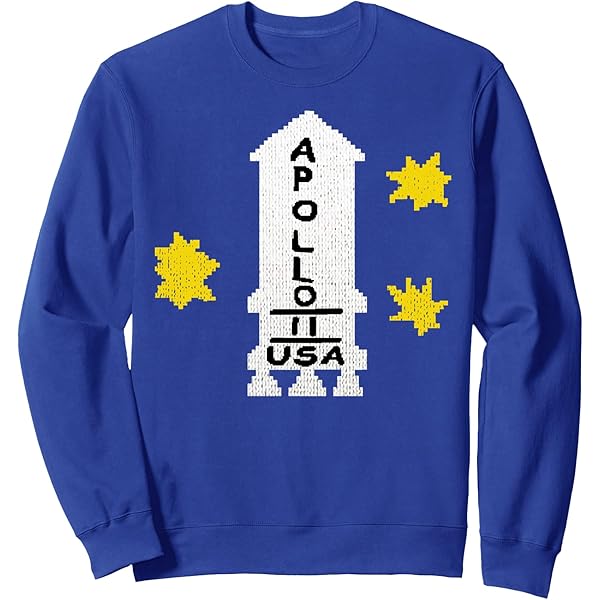 Amazon.com: Danny's Apollo 11 Sweater Sweatshirt : Clothing, Shoes
