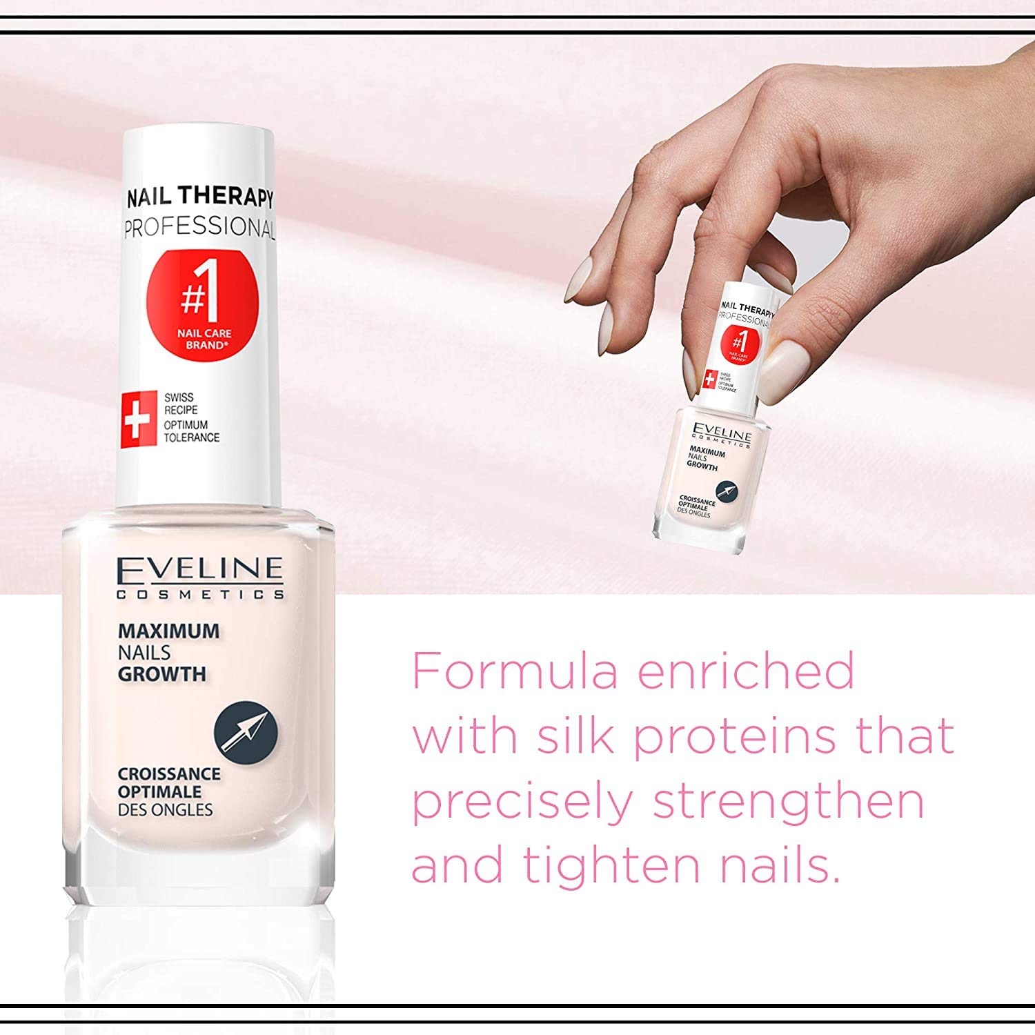 Eveline Cosmetics Maximum Nail Growth Quickener : Nail Thickening Solutions : Beauty
