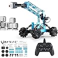 VANLINNY STEM Projects for Kids Ages 8-12,Smart Robot Arm Kit,2-in-1 Science Kits with 4-DOF,Electronic Programming DIY Robot Toy,Remote Control Educational Sets Prefect Xmas Gifts for Boys/Girls.