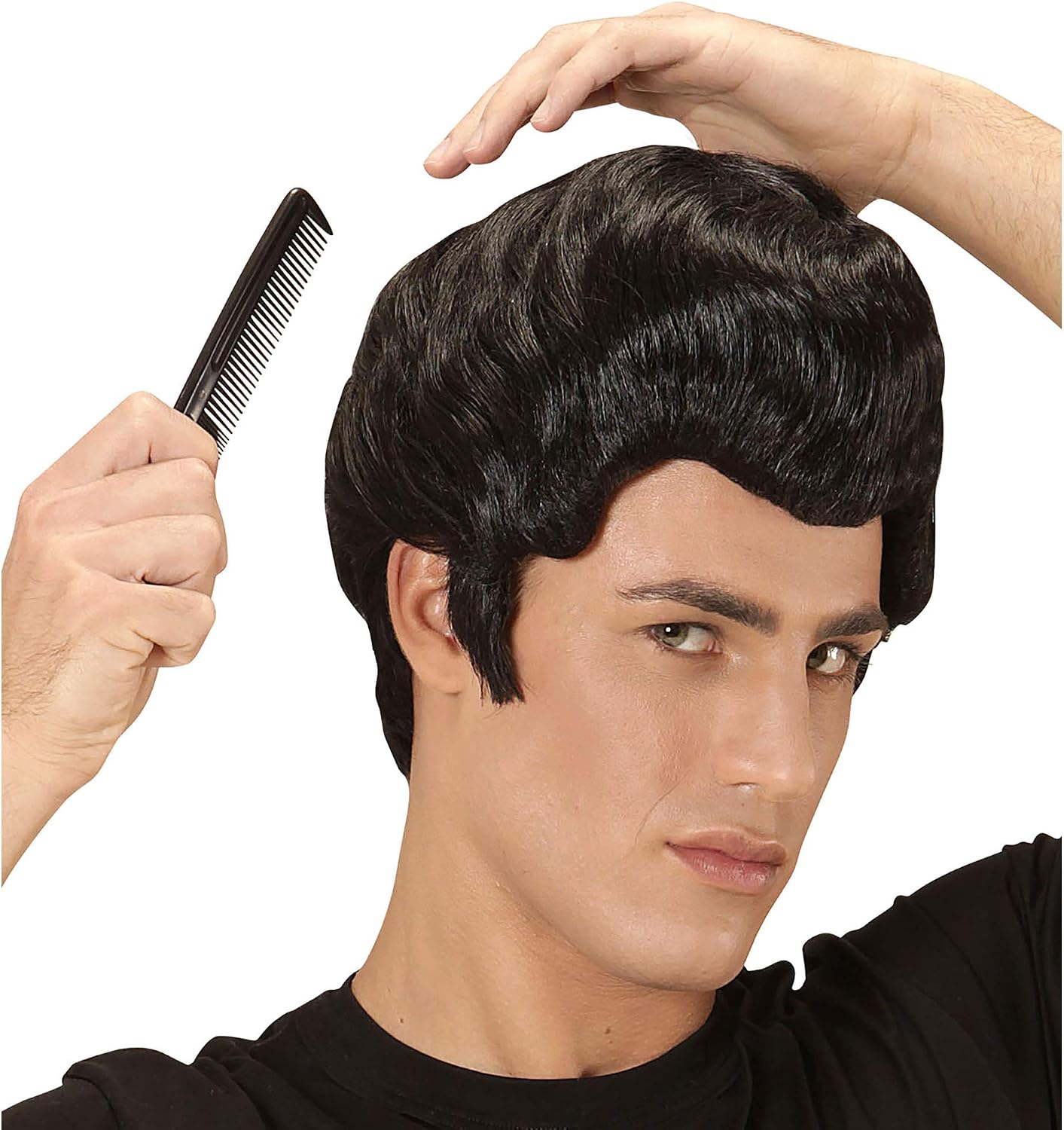 WIDMANN 01849 Rockabilly Wig Black