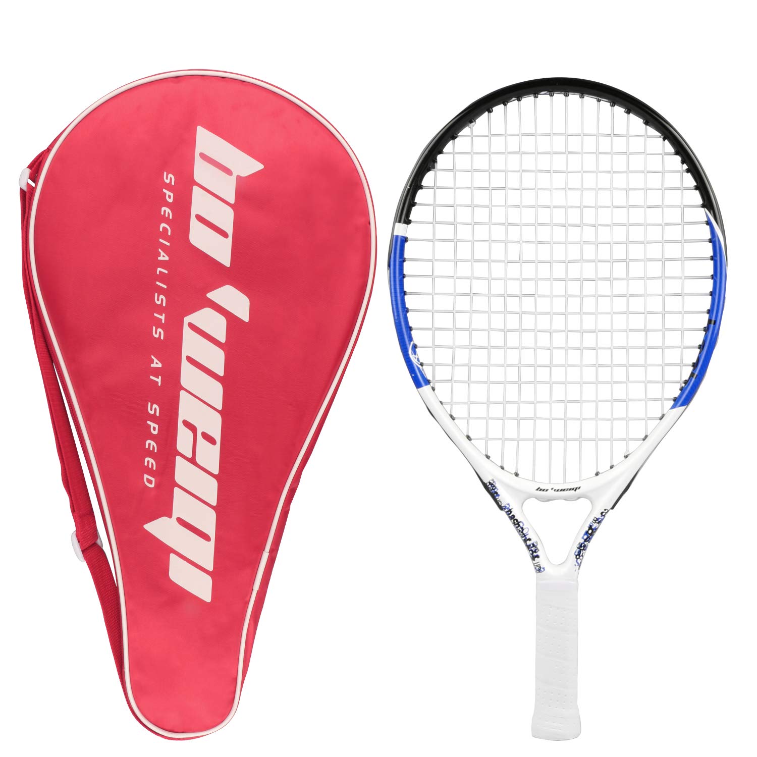 Junior Tennis Racket，19.7 Inch Carbon Aluminum Frame Kids Tennis