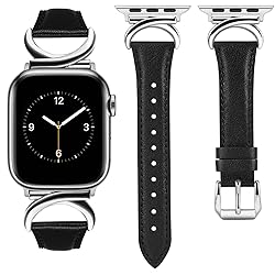 Minyee Leather Band Compatible with Apple Watch