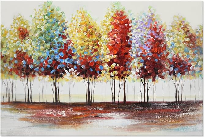 Siete Pared Artes 100 Pintado A Mano De Pintura Al Oleo Paisaje