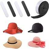 Guangcailun Hat Size Reducers Tape 21 Pieces Foam Padding Strips Black view 5