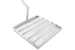 Commercial Deep Fryer Filter TK45, 13.75" x 13.75" 304 Stainless Steel with 500 Micron Mesh to Intercept Residue, Deep Fryer 