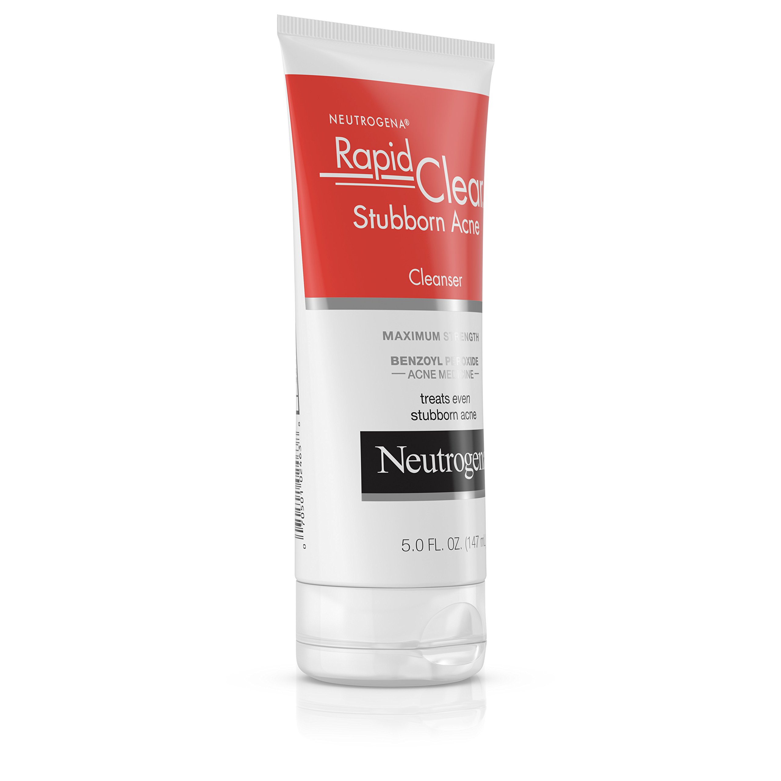 Neutrogena Rapid Clear Stubborn Acne Facial Cleanser with Benzoyl ...