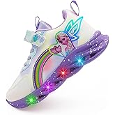 YAOWUQUAN Movie Casual Shoes LED Light Up SneakersSnow Princess Shoes Baby Toddler Shoes Girl Birthday Present