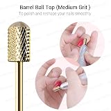 MelodySusie Nail Drill Bits Set Carbide 3/32 Inches 7pcs Gold view 4