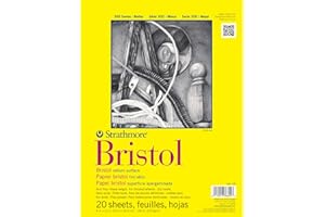 Strathmore Bristol Vellum Paper Pad 9"X12"-20 Sheets