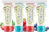 Jack N' Jill Natural Certified Kids Toothpaste 40% Xylitol 4x 50g