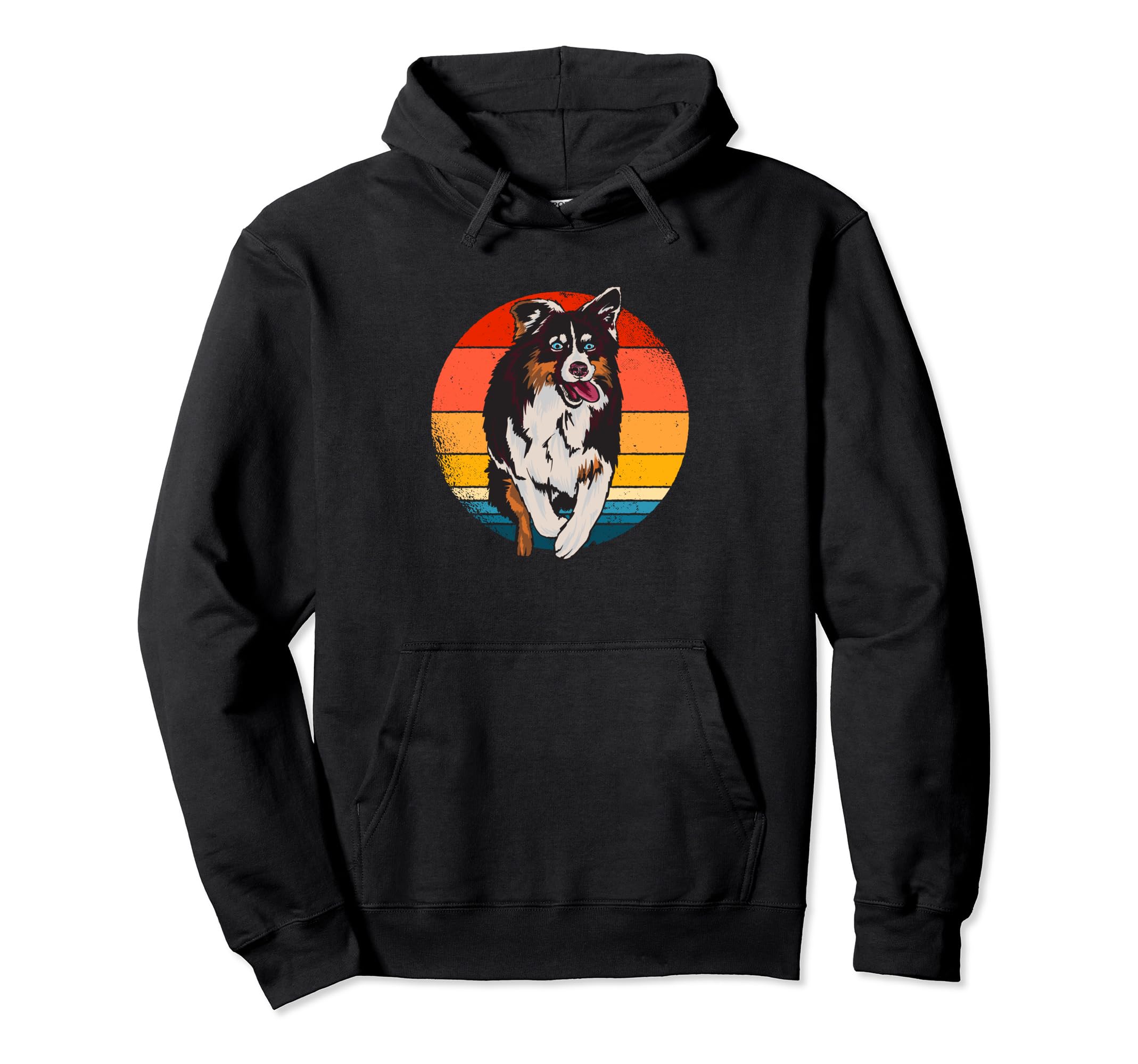 Australian Shepherd Design Aussie Dog Pullover Hoodie