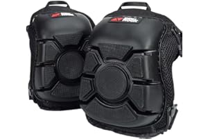 FREEKYROCK Professional Work Knee Pads for for work; Gardening &Construction - Heavy Duty Kneepads with Non-slip Hardcap & Thick Gel Cushion for Men & Women,Industrial Tactical Knee Pads with Adjustable Elastic