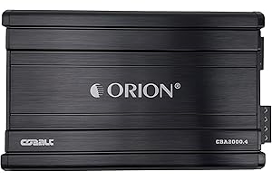 Orion Cobalt Series CBA2000.4 High Efficiency 4-Channel Class A/B Amplifier for Car Audio Stereo - 2000W High Output, 2/4 Ohm