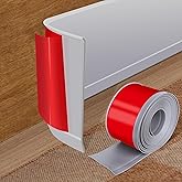 Vinyl Baseboard Molding Trim 3 Inch x 20 Feet Peel and Stick Baseboard Trim Flexible PVC Cove Base Moulding Self-Adhesive Trim for Garage Bathroom Cabinet Floor Walls, Gray