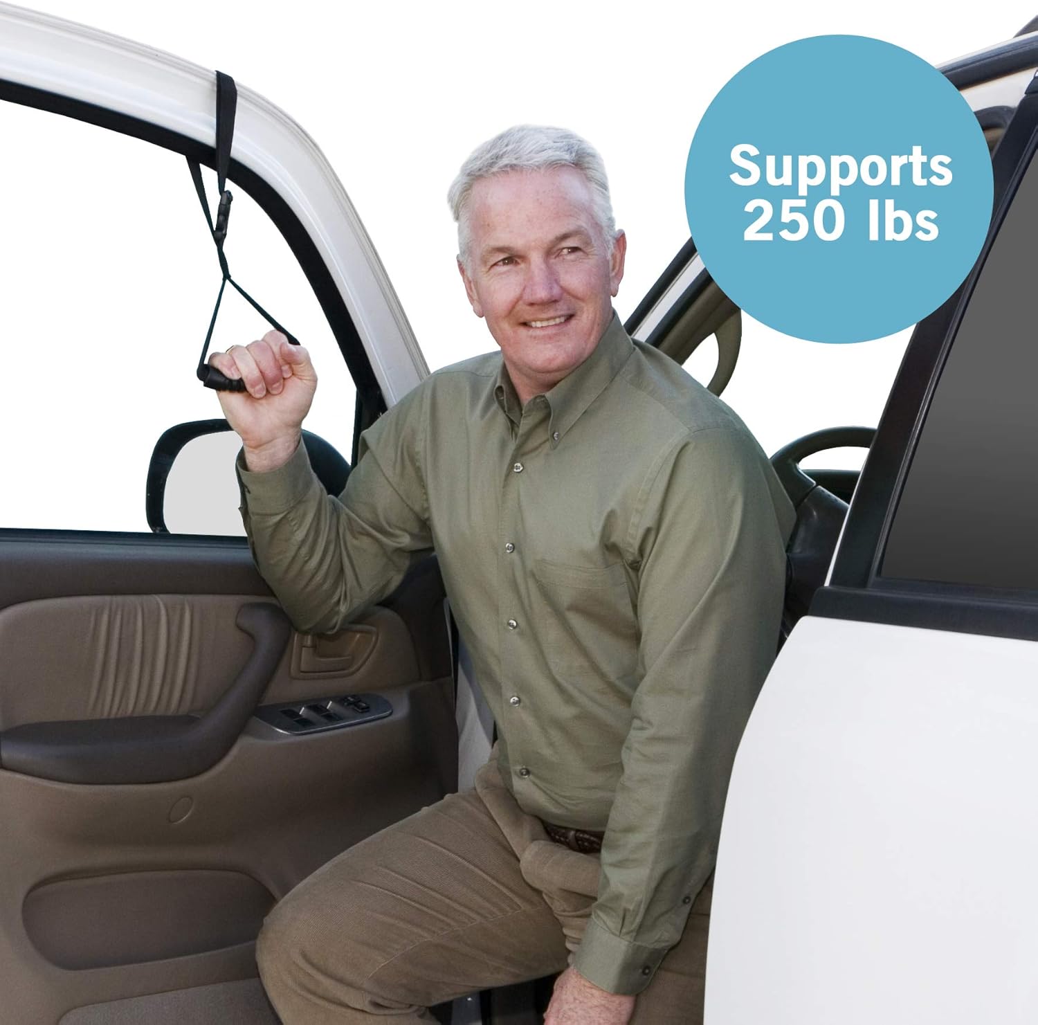 Stander CarCaddie - Automotive Standing Aid and Adjustable Safety Vehicle Support Handle Portable Nylon Car Assist Device: Health & Personal Care