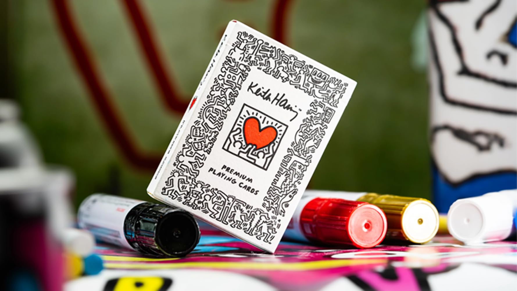 Murphy's Magic Supplies, Inc. Keith Haring Playing Cards by theory11, Great Gift For Card Collectors