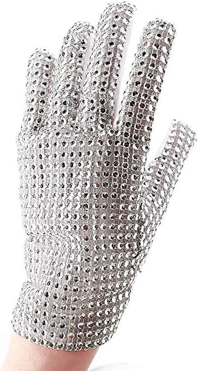 FFtto MJ Glove White Handmade Glove Costume Accessory