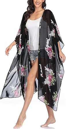 womens long beach cover ups