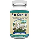 Pet-Ag Sure Grow 100 - Promotes Optimal Bone Development in Puppies Eight Weeks and Older - With Calcium, Phosphorus, and Vit
