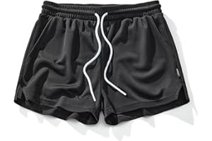 AIMPACT Mens Mesh Running Shorts 3 Inch Quick Dry Gym Athletic Workout Shorts for Men with Pockets