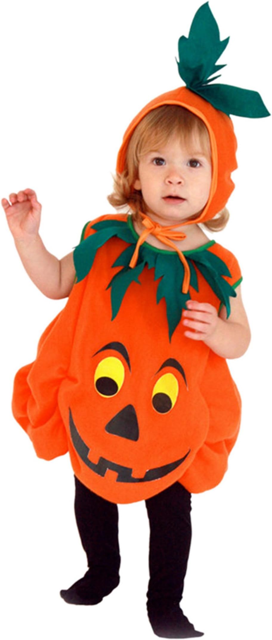 Biwinky Baby Boys Girls Halloween Soft and Comfy Pumpkin Costume