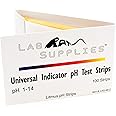 Litmus pH Test Strips, Universal Application (pH 1-14), 20 Packs of 100 Strips