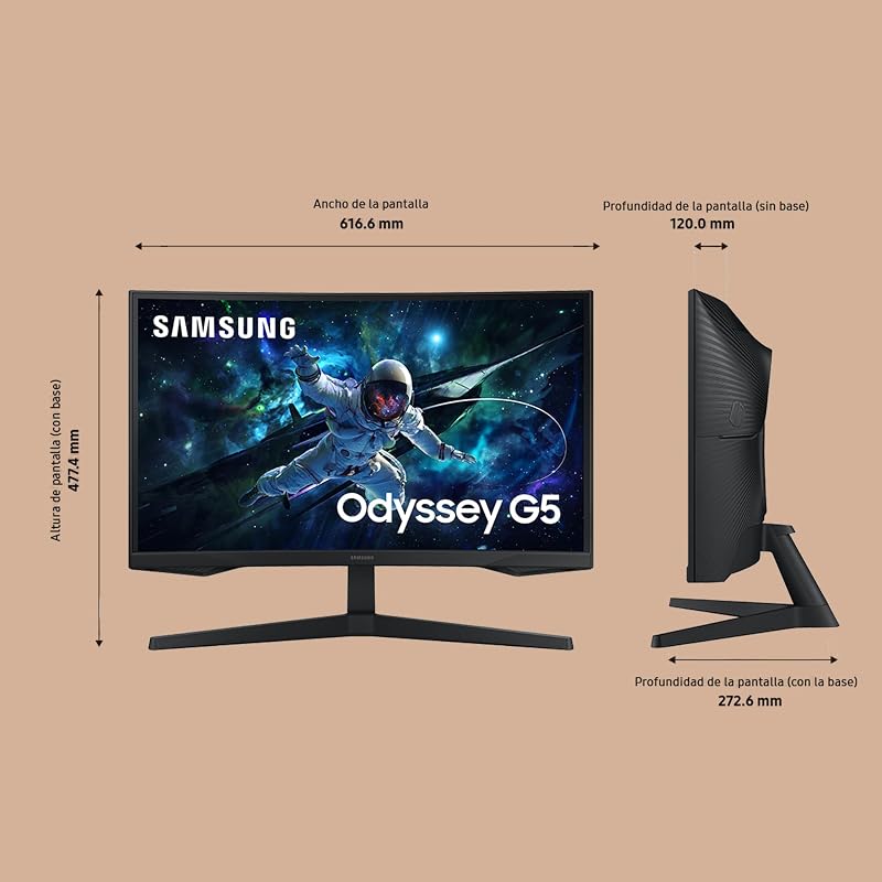 Odyssey S27Cg552Eu Computer Monitor 68.6 cm (27) 2560 X, LS27CG552EUXEN