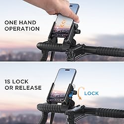 Miracase Motorcycle Phone Mount, [Support Video