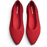 DREAM PAIRS Women's Knit Ballet Dressy Flats Comfortable Washable Flexible Breathable Casual Classic Work Office Walk Pointed Toe Flats