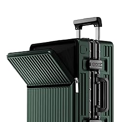AIWEINY Zipperless Luggage, Polycarbonate Aluminum