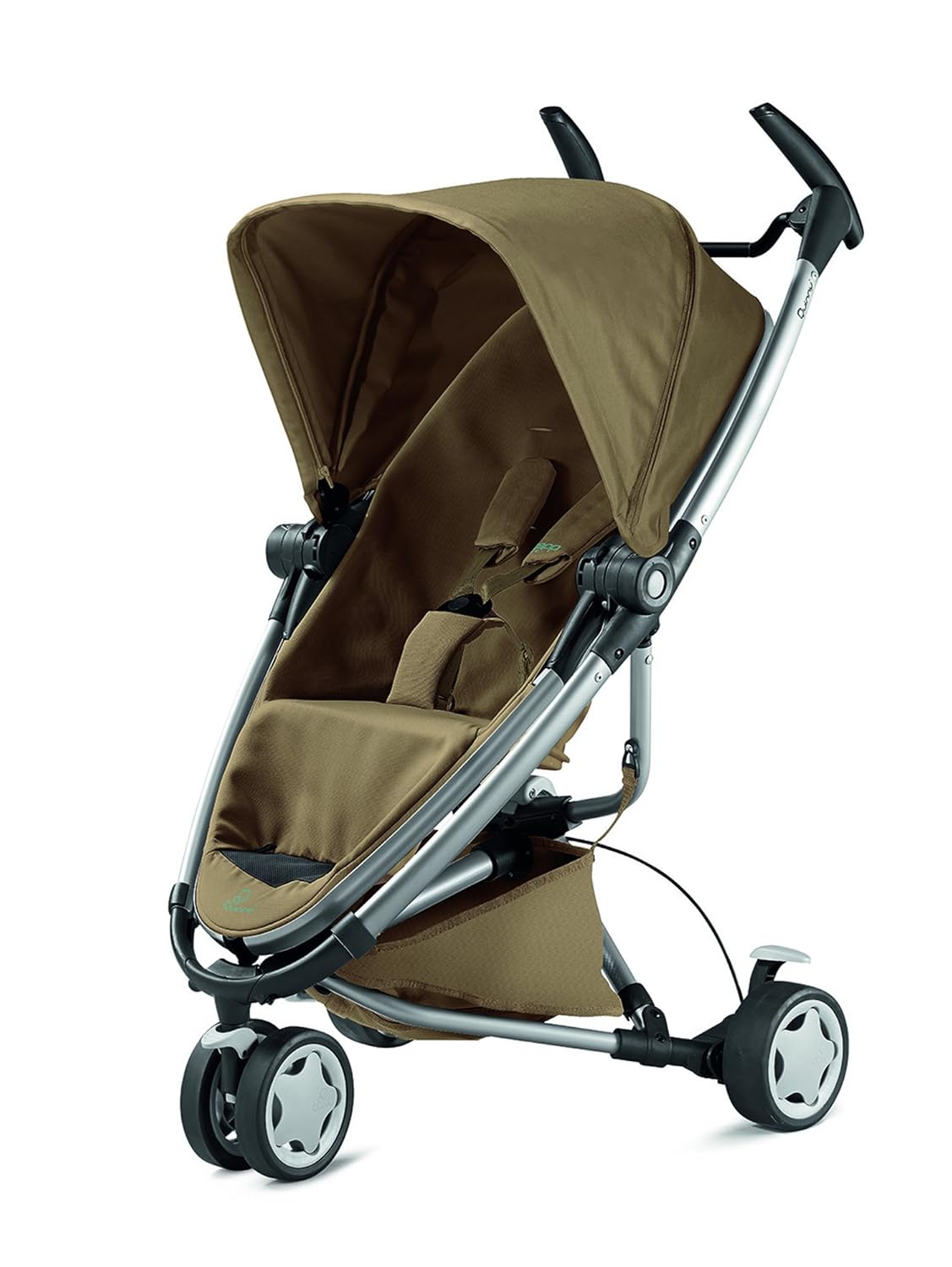 Quinny Zapp Xtra 2 Buggy mit viel Zubehör - sehr klein zusammenfaltbar, leicht und komfortabel, braun [Auslaufmodell]