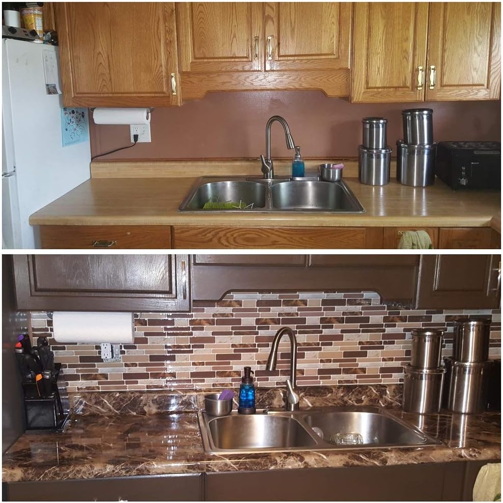 Ez Faux Decor Instant Dark Emperador Marble Soapstone Granite