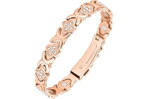Jecanori Copper Bracelets for Women, Pure Copper Magnetic Bracelet with 3500 Gauss Effective Magnets