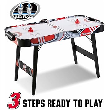 Md Sports Easy Assembly 48 Inch Air Powered Hockey Table Space
