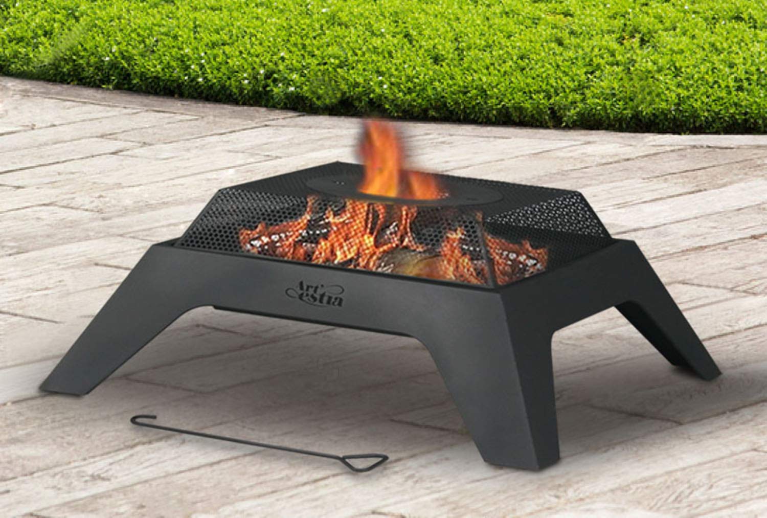 Buy Artestia fire pit,outdoor wood burning fire pit,28" Fire Pits